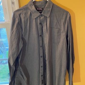 Michael Kors grey button-down shirt